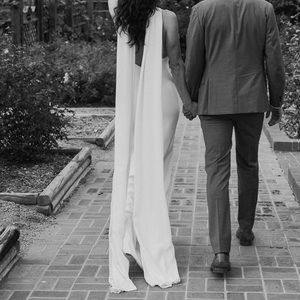 Silk bridal scarf/wrap